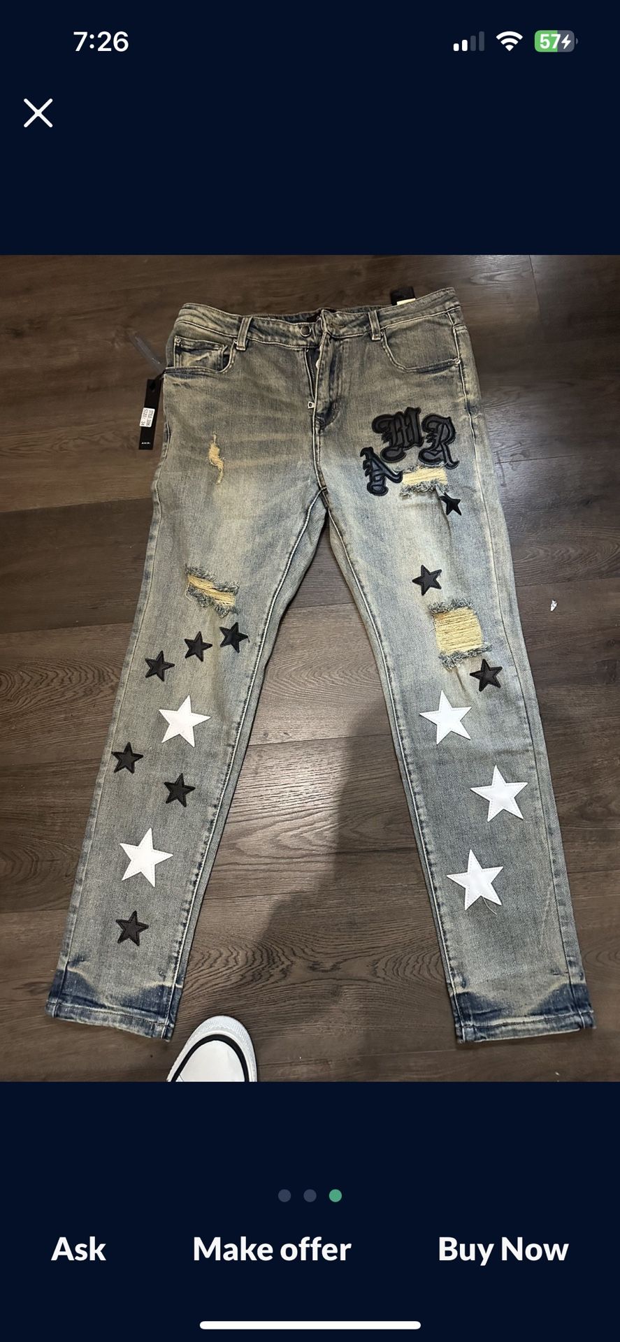 Amiri Jeans Two Pairs Taking Trades