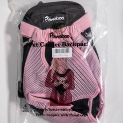 Pawaboo Pet Carrier Backpack, Adjustable Pet Front Cat Dog Carrier Backpack Travel Bag