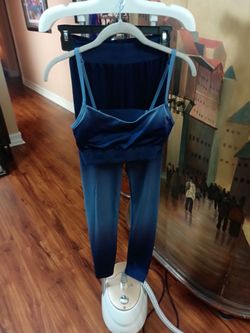 Blue Two-Piece Activewear Set