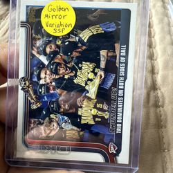 2025 Topps Golden Mirror Variation OKC Thunder 