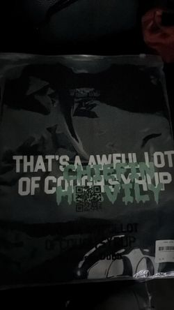 Awfol lotta cough syrup shirt