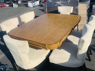 VENTURA TABLE AND 6 Chairs