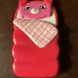 Shopkins Happy Places Red Sleeping Bag McDonald’s Collectible 2017