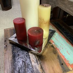 Pipe Candle Tray