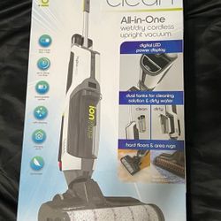 Ionvac Hydro Clean All In One Wet/Dry Cordless Vacuum. 