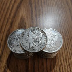 1(contact info removed) (25ct) Morgan Silver Dollar (Replicas)