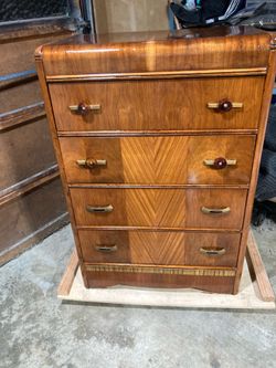 Art Deco Waterfall Dresser