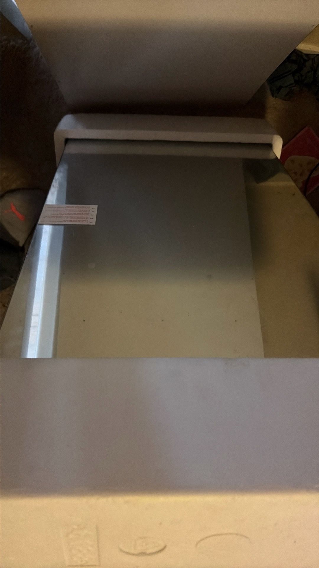Jewelry cabinet with mirror