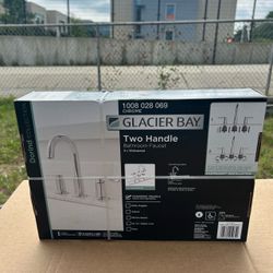 Glacier Bay Dorind 8" Widespread High-Arc Bathroom Faucet Chrome 2-Handle HD67693W-6201