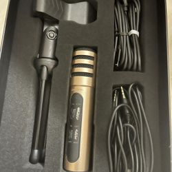 Recording Microphone with Desktop Tripod Plug&Play for Mobliephone,PS4,Mac and Windows for Live Broadcast,YouTube Video Studio