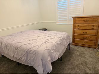 Mattress and dresser