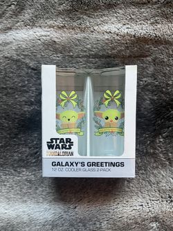 Star Wars Baby Yoda Glass Cups