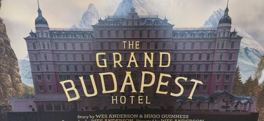 Movie Poster - The Grand Budapest Hotel Cardboard