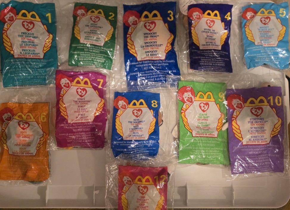 McDonald's Ty Beanie Babies