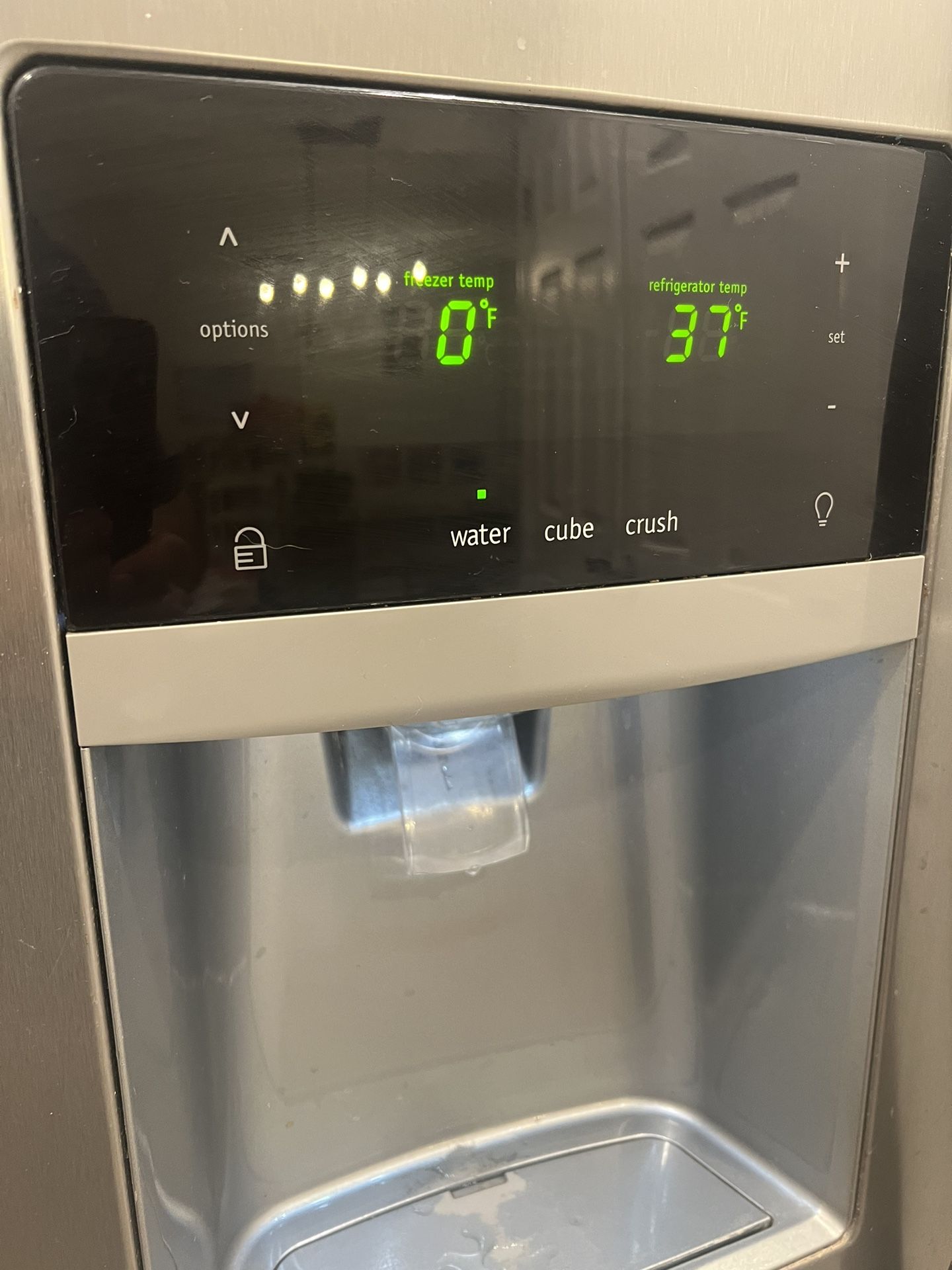Frigidaire Side By Side Stainless Steel Fridge. Great condition for just $255