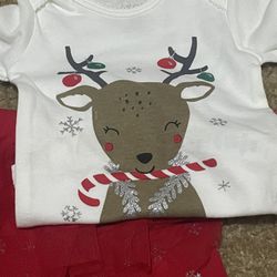 Just One You 3months Girls Reindeer Set With Tutu! 