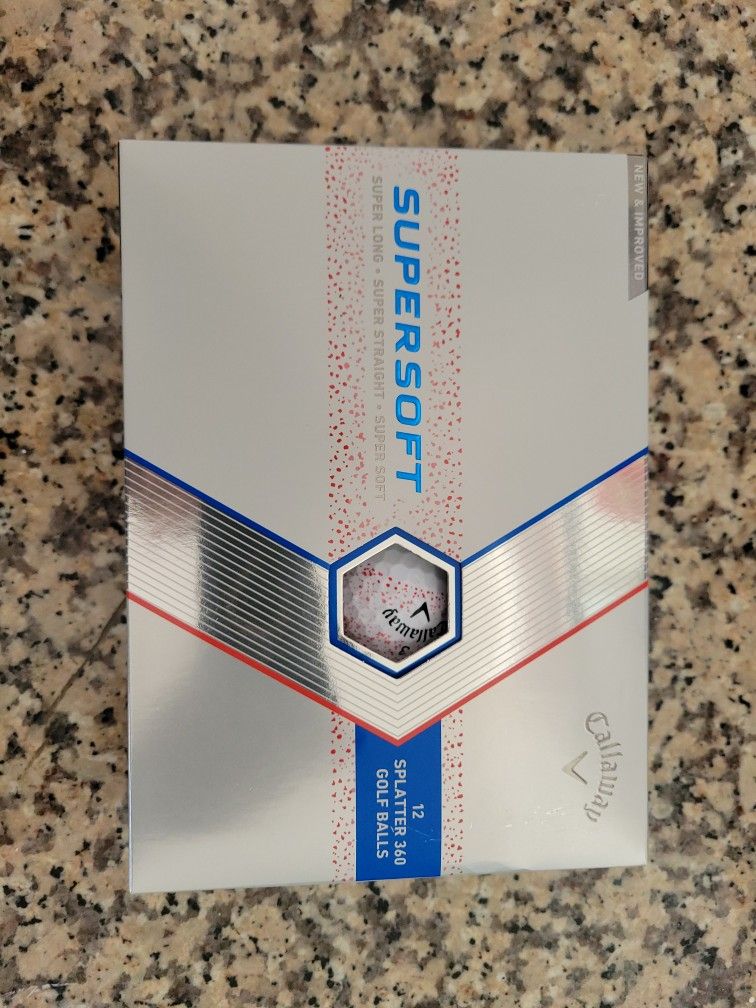 New dozen callaway super soft golf balls