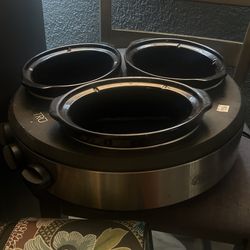 3 Compartment Crock Pot