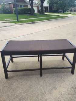 5 ft long wooden entrance bench BANCA DE MADERA