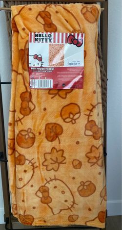 Hello Kitty Fall Throw Blankets
