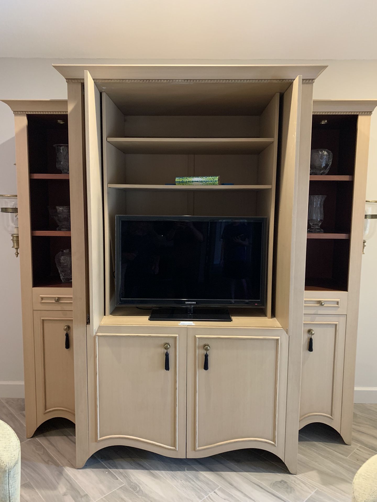 Beautiful Wall Unit - Paid $7500 - Asking $250 94” X 86” X 34”