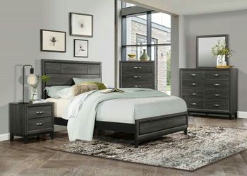 Filer Gray Queen Panel Bedroom Set |ask king size bedroom set Juego de dormitorio ~ mattress and box spring sold separately