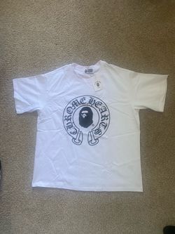 Chrome Hearts x Bape Tee White Medium