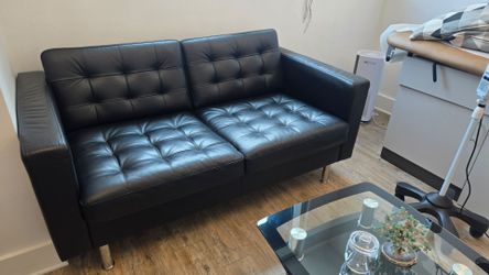 Black couch Ikea