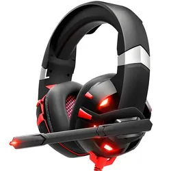 RUNMUS K2 Gaming Headset LED