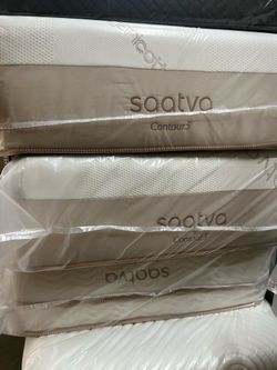 Twin XL Saatva contour 5 memory foam 2pcs $899.f