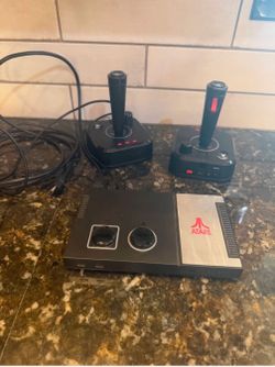 Atari Game Console with Two Joysticks