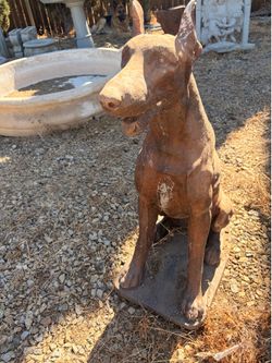 Dog statue