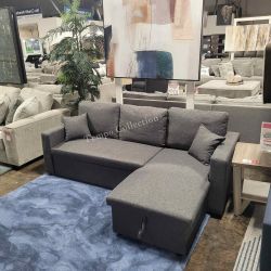 Pull Out Bed Sectional Sofa, Reversible Sofa Bed, Sleeper Couch