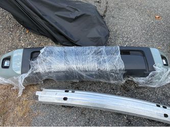 2021 Toyota Tundra TRD Pro bumper and impact bar, Lunar Rock