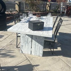 Dining Table Set Of 5 Pieces 