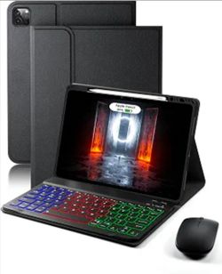 Keyboard Case for iPad Air 13 inch (M4-2026/M3-2025/M2-2024) & iPad Pro 12.9 inch (6th/5th/4th/3rd Gen)