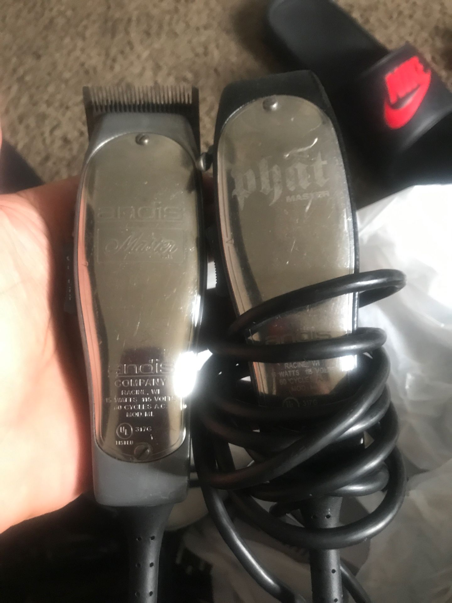 Andis master & phat masters Clippers