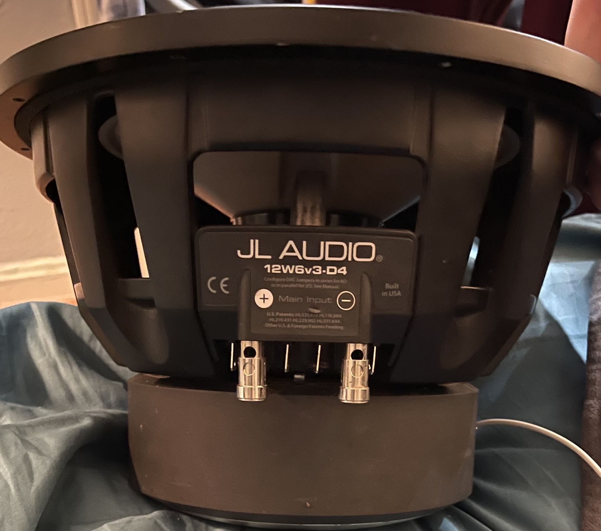 JL Audio New 12W6v3-D4 12 inch Car Sub