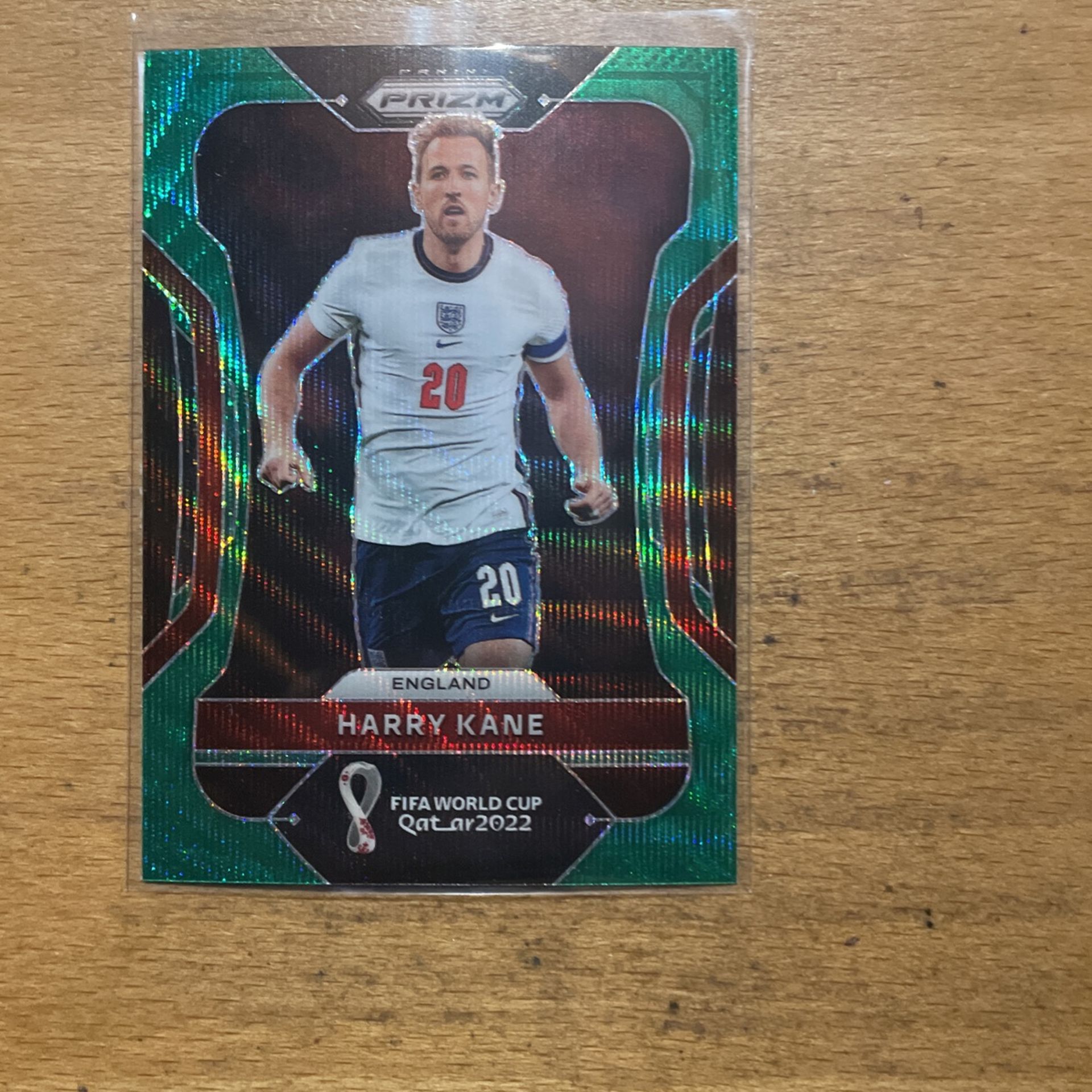 2022 PRIZM WORLD CUP HARRY KANE GREEN CARD