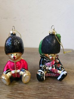 Royal Guard Bear Christmas ornaments