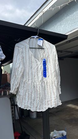 Large flowy dress shirt