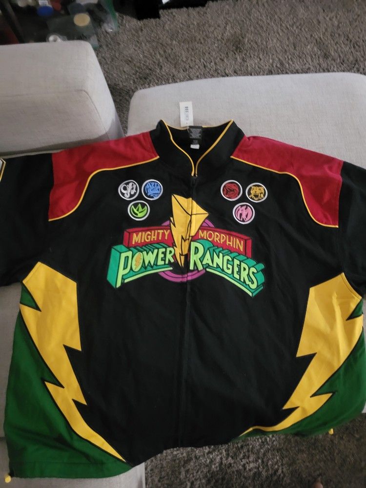 Mighty Morphin Power Rangers Moto Jacket