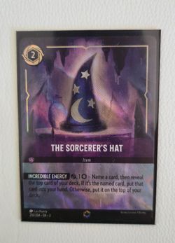 LORCANA SORCERERS HAT CARD