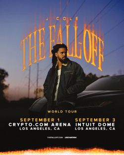 J Cole - 2 VIP Tickets September 3, 2026 intuit dome!