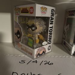 Signed Gran Torino Funko Pop W Cert From MHA