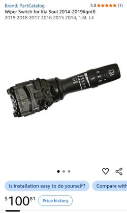 Kia Soul wiper switch