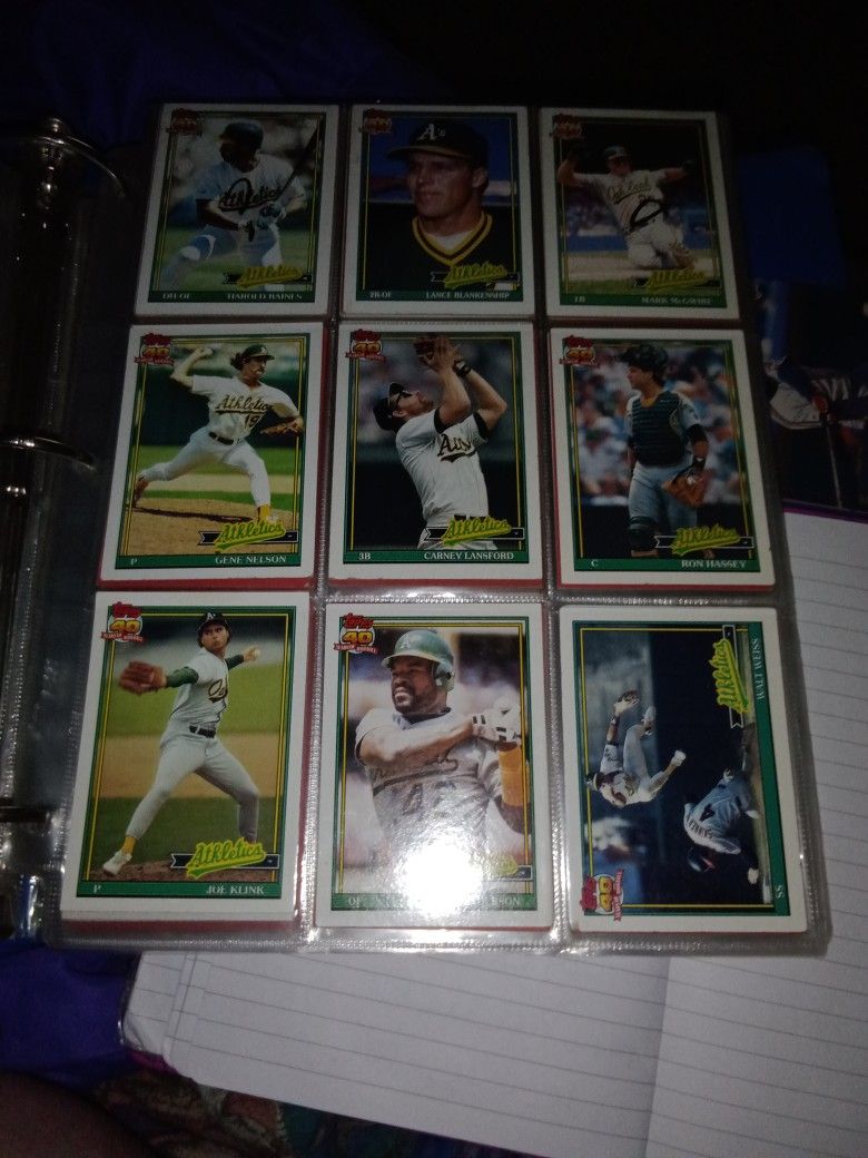 BASEBALL CARDS OLD DON RUSS TOPPS FLEER AND MORE
