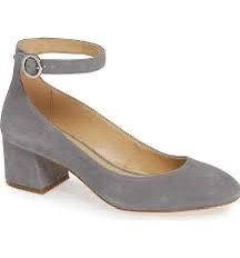 NWB Michael Kors Grey Suede Mid Pump Shoes Women's Size 7 M