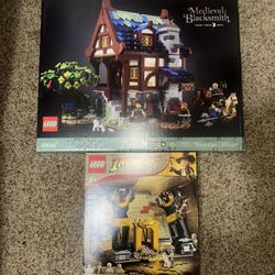 Lego Medieval Blacksmith & Indiana Jones Escape From Lost Tomb