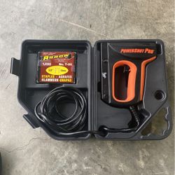 Powershot Pro 9100 Electric Staples Gun With Case